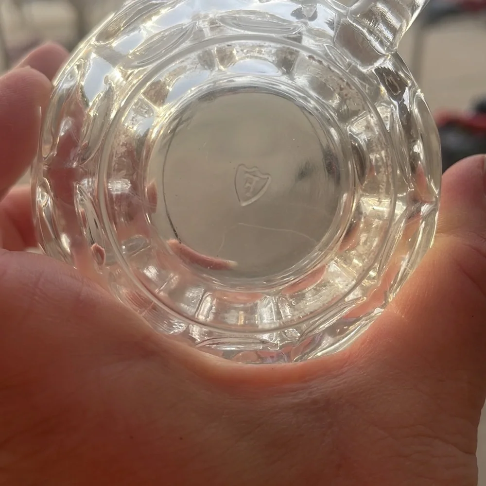 80s Federal Glass ten Cup Punch Bowl